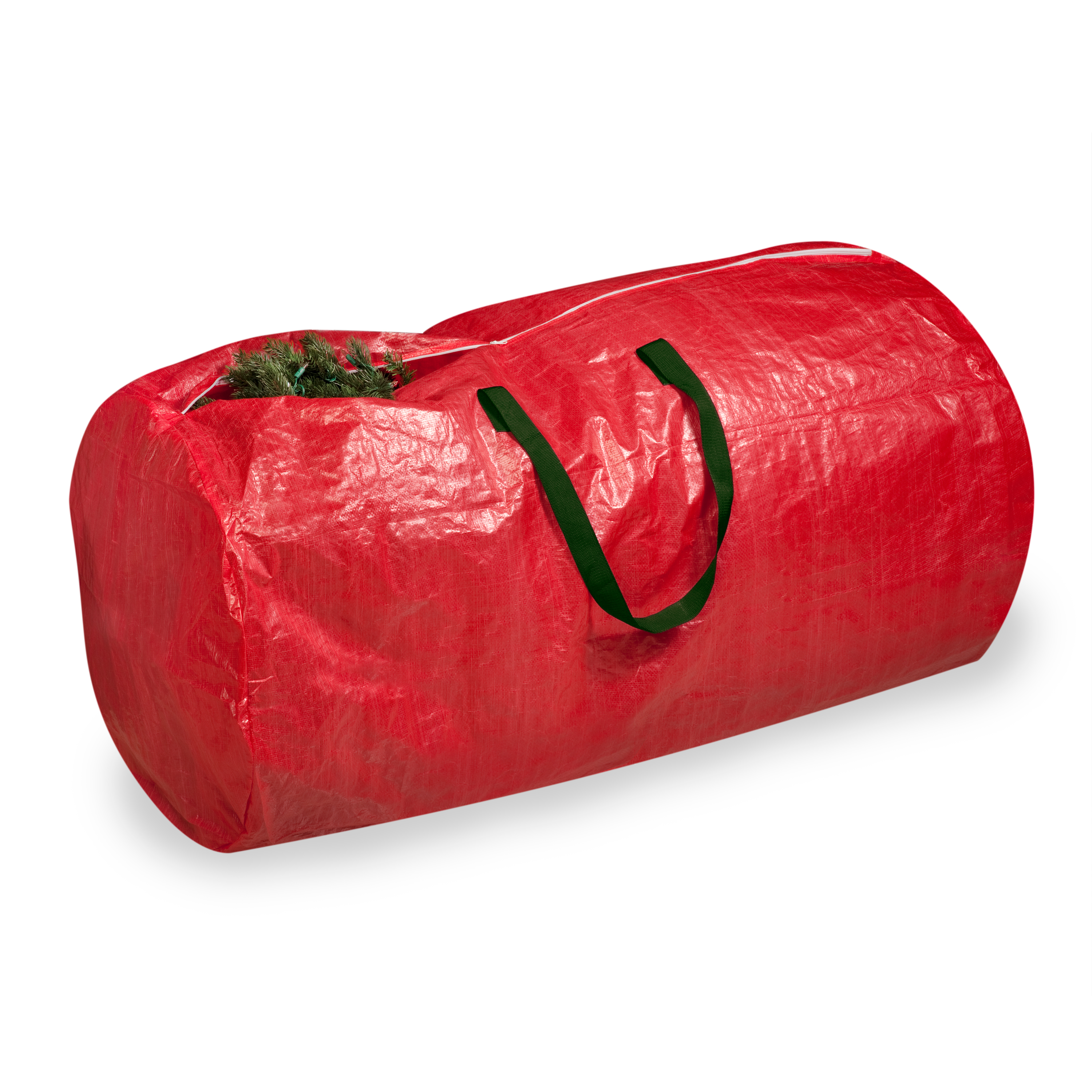 Honey-Can-Do Polyethylene 7' Christmas Tree Storage Bag with Handles, Red - image 4 of 6