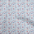 thumbnail image 1 of oneOone Polyester Spandex Light Blue Fabric Beach Sewing Craft Projects Fabric Prints By Yard 56 Inch Wide, 1 of 4