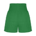 thumbnail image 5 of Summer Clearance 2025! Womens Plus Size Pants,Women's Summer Fashion Solid Color Drawstring Shorts, 5 of 5