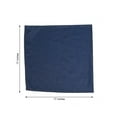 thumbnail image 6 of Balsa Circle 10 Dark Blue Faux 17" Denim Polyester Napkins Table Top Decorations, 6 of 6