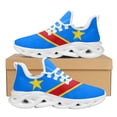 thumbnail image 1 of Zapatos planos con estampado de la bandera del Congo, zapatillas de deporte personalizadas con suela suave para viajes al aire libre, zapatillas antideslizantes de diseñador para mujer, 1 of 6