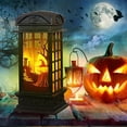 thumbnail image 2 of Velas Led para decoración de Halloween, lámpara colgante de estilo Vintage, Castillo de bruja, calabaza, fantasma, suministros para fiestas, 2022, 2 of 4
