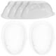 thumbnail image 3 of ColoMX 20 piezas muñeca Mini máscara facial transparente muñeca cara cubre DIY protección máscara suministros, 3 of 7