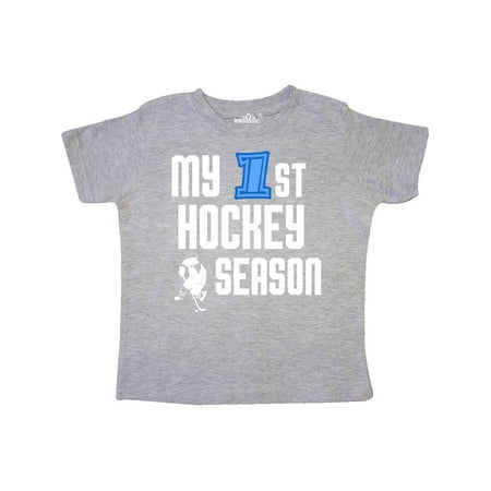 

Inktastic my 1st hockey season Gift Toddler Boy Girl T-Shirt
