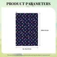 thumbnail image 4 of Lsque Sea Jellyfish Premium Golf Towel - Ultra Absorbent and Quick Drying Microfiber Towel with Carabiner - Gift for Men -24" X 16", 4 of 8
