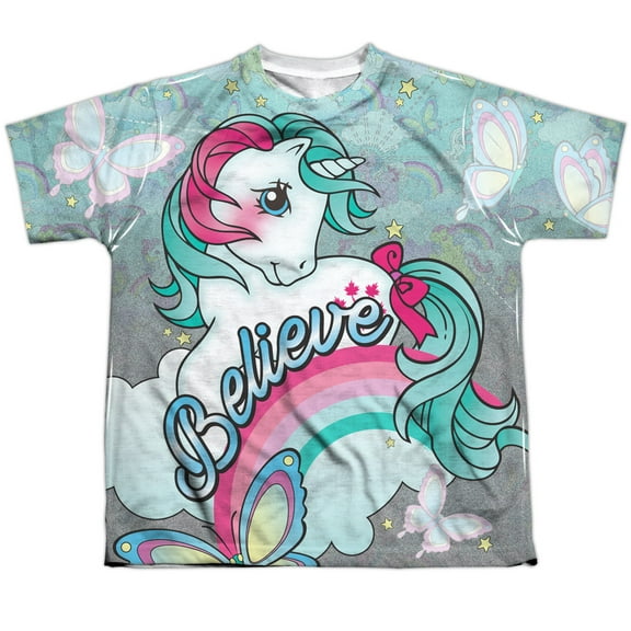 My Little Pony Retro - Believe In Dreams - Youth Short Sleeve Shirt - X-Large