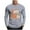 Gray, variant on UVEASISHA Big and Tall Halloween Graphic Tees for Men Novelty Letter Print Long Sleeve T-Shirts Holiday Casual Crewneck Pullover Tops Birthday Gifts Black 5XL