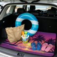thumbnail image 2 of XYZCANDO Palm Tree Sunset Car Trunk Mat 29" x 39", Waterproof Cargo Liner with Non-Slip Backing, Stitched Edge Rear Trunk Protector for SUVs, Sedans and Trucks, 2 of 7