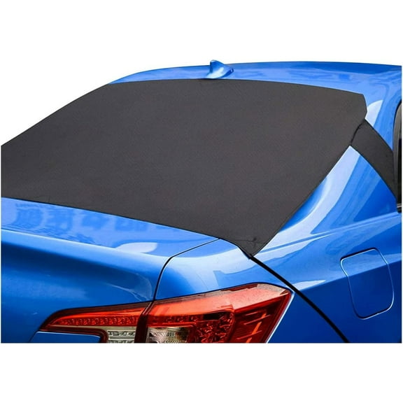 Car Rear Windshield Snow Ice Cover, Sun Shade and Frost Cover for Rear Windscreen, Windproof Oxford Back Window Protection, Car Winter Exterior Accessories Universal for SUV, Truck, Sedan,Van