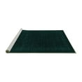 thumbnail image 2 of Ahgly Company Machine Washable Indoor Round Abstract Turquoise Blue Contemporary Area Rugs, 3' Round, 2 of 4