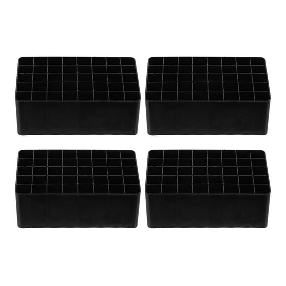 BRIGHTFUFU 4 piezas de escritorio de escritorio soportes de bolígrafo con contenedores de lápiz prácticos organizadores de bolígrafos de plástico