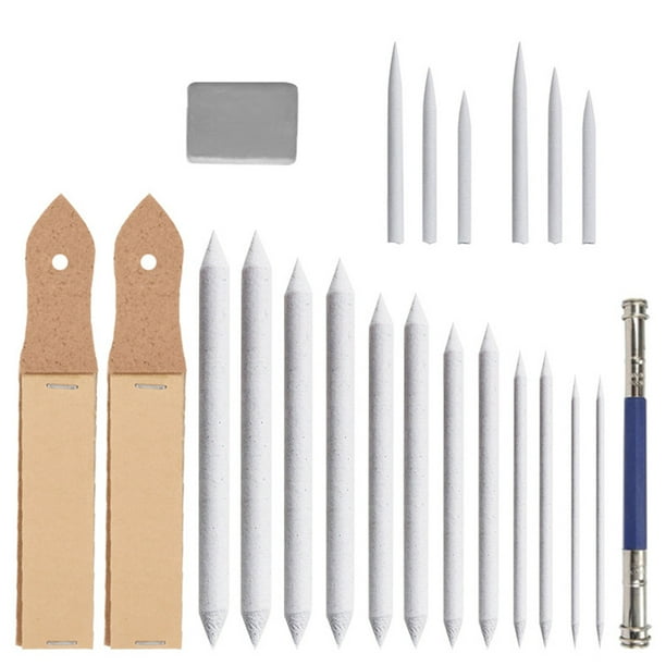 Blending Drawing Stumps Sketch Set Sketching Paper Double Eraser