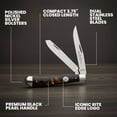 thumbnail image 4 of Rite Edge Large Trapper Folding Knife, 3.75" Black Pearl Handle with 2 Stainless Steel Blades and Steel Bolsters, 4 of 4