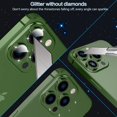 thumbnail image 3 of Southwit for iPhone 13 Pro/iPhone 13 Pro Max Camera Lens Protector, [4TH Gen New Bling Design] Glitter Shiny Diamond Metal Ring Tempered Glass Back Camera Screen Protector Lens Cover, 3 of 5