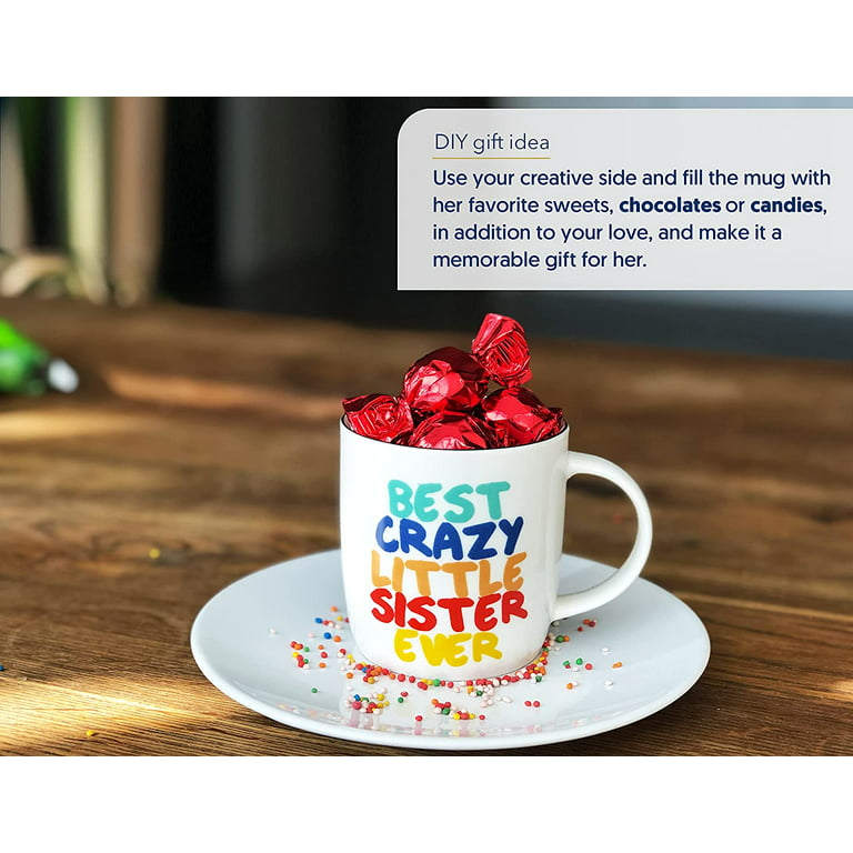 Best Sister Ever Mug, Funny Sisters Day Gifts from Sister, Birthday Gift  for My Worlds Greatest Sister, Coffee Mugs