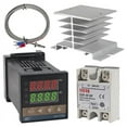 thumbnail image 1 of Controlador de Temperatura PID -C100 Kit Termostato Alto Voltaje 100ACV A 240ACV+Relé SSR 40DA+ Sonda K, 1 of 5