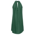 thumbnail image 6 of JINMGG Summer Dresses for Women under $10, Women's Fashion Sleeveless Solid Round Neck Loose Ladies Irregular Dress, 6 of 7