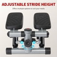 thumbnail image 6 of UBesGoo Mini Air Aerobic Stepper, Stair Climber Twist Exercise Fitness Machine, with LCD Display & Resistance Bands, 6 of 8