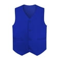 thumbnail image 1 of TOPTIE Unisex Uniform Vest for Supermarket, Hospitality & Service Work-Blue-US Size M, 1 of 11