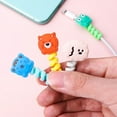 thumbnail image 4 of Cable Sleeve With Cable Bite Protector Cute TPU Love Heart Flower Soft Protective Data For Apple IPhone USB Charger Cable Cord 03, 4 of 6