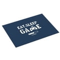 thumbnail image 2 of Microfiber Drying Mat, Eat Sleep Game Print Dish Drying Mat for Kitchen Counter, 18 x 24 inches Blue, 2 of 9
