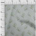 thumbnail image 1 of oneOone Silk Tabby Light Gray Fabric Leaves & Flower Floral Fabric For Sewing Printed Crafts Fabric By The Yards 42 Inches Wide, 1 of 4