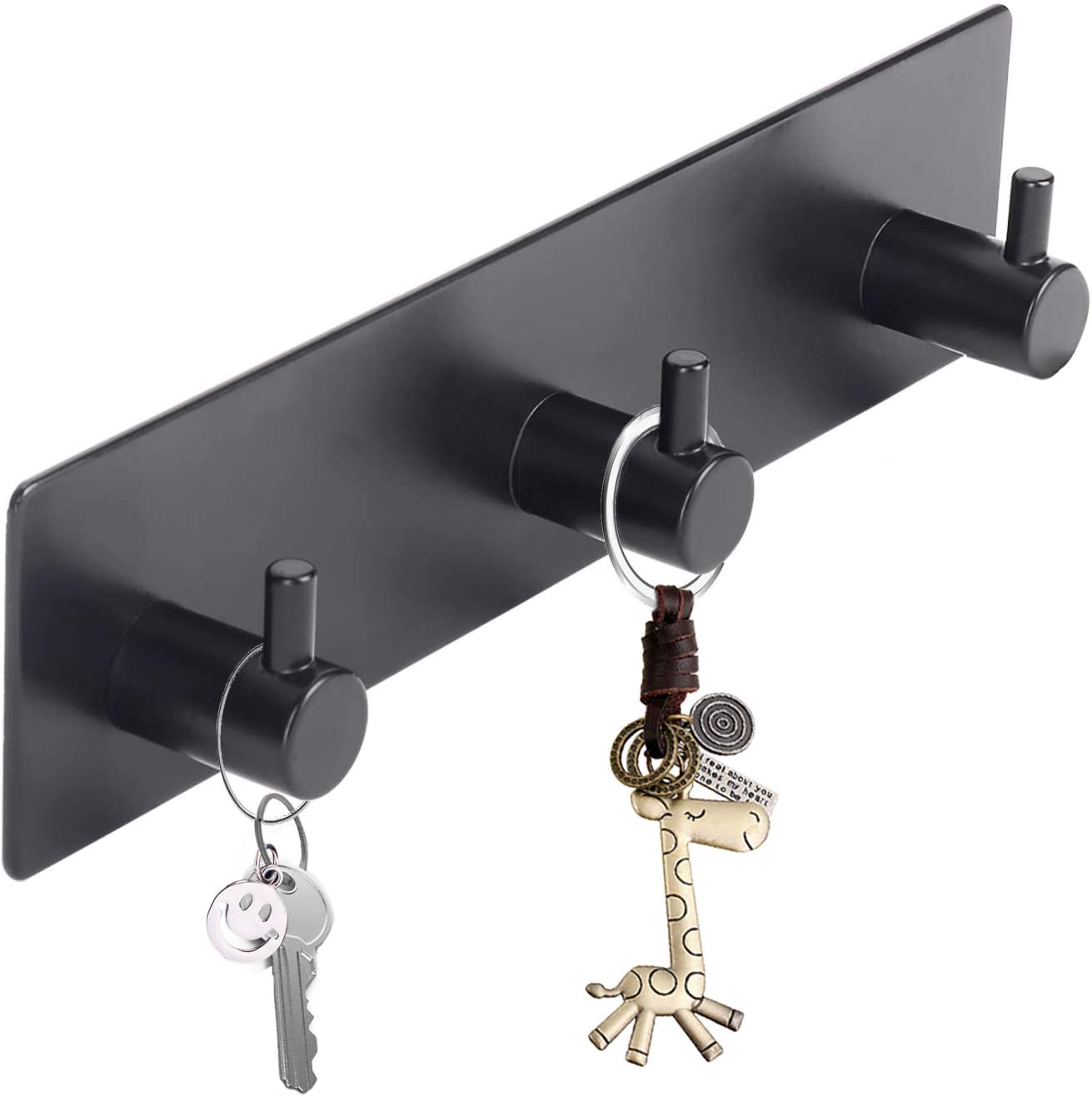 Key Holder for Wall Self Adhesive Key Hook for Wall No Damage Key Rack