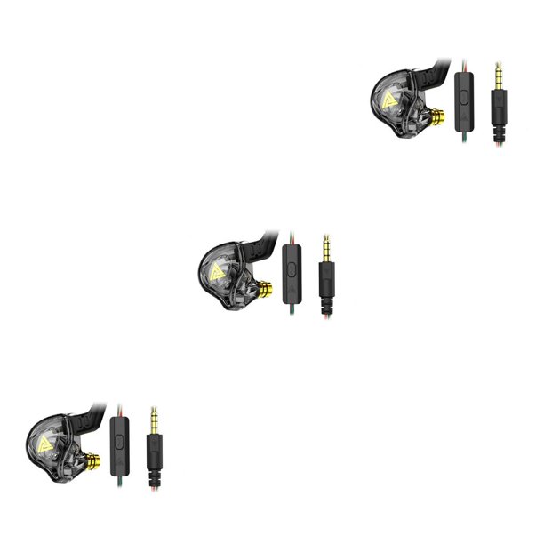 Sidaley 3.5mm HIFI Auricular Auricular Auriculares Estéreo Sonido Música Dispositivos de escucha Negro Type1 NO1