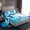 Blue, variant on Homewish Black White Guitar Twin Sheet Sets for Kids, Cartoon Musical Note Twin Fitted Sheet, Music Piano Flat Sheet, Microfiber Bedroom Decor, 3pcs
