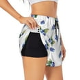 thumbnail image 3 of Running Shorts for Women, funny Blueberries pattern Workout Athletic Shorts with Pockets, Lounge Yoga Shorts Women, 3 of 7