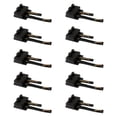 thumbnail image 2 of 10 piezas de clips de conexión de potencia digital para trenes modelo HO, escala 1/87 Negro, 2 of 9