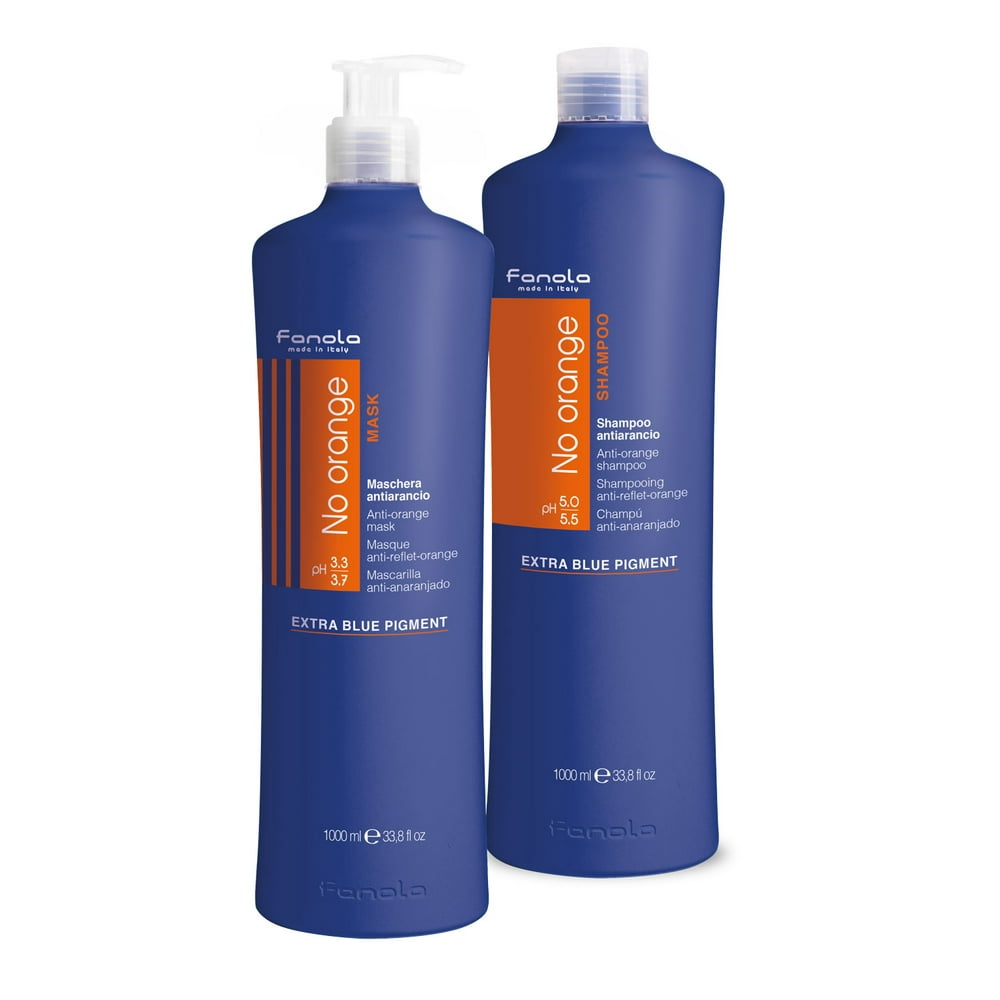 Fanola No Orange Shampoo and Mask 1000ml/33.8oz DUO