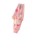 thumbnail image 2 of Antinious Kids Casual Athletic Pants,Toddler Outer Pants,Winter Boys And Girls Adding Velvet And Thickening Warm Pants And Casual Pants,Pink,130, 2 of 3