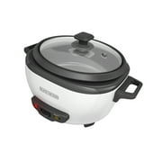 Best Rice Cookers - BLACK+DECKER 6-Cup Rice Cooker with Steaming Basket, White Review 