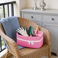 thumbnail image 5 of Storage Basket, Woven Fabric Storage Bin with Handles, Lightweight Collapsible Basket for Home Organization, Bedroom, Living Room, Closet, 5 of 6