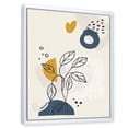 thumbnail image 3 of Designart 'Ancient Boho Art Minimalistic Flowers II' Modern Framed Canvas Wall Art Print, 3 of 5