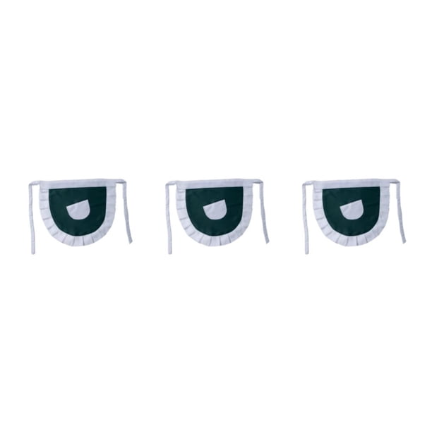 Delantal de poliéster Inteprter cocina moderna Restaurante Cafetería Medio con bolsillo Verde