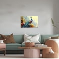 thumbnail image 5 of ZHONGYUTONG Peacock Canvas Wall Art Peacock Pictures Wall Decor Elegant Animals Painting Print Modern Artwork for Living Room Decor Framed (28.00" x 42.00"), 5 of 5