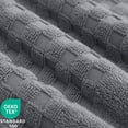 thumbnail image 2 of Feather and Stitch Premium 100% Cotton 6-Piece Towel Set, Grey – Soft, Plush, and Absorbent Bathroom Towels, 2 of 4