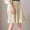 Khaki, variant on FRSASU Women's Butterfly Shorts Skirts Knee Length Loose Pleated Shorts Wide Leg Flowy Dressy Athletic Tennis Shorts Pink
