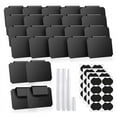 thumbnail image 1 of 24PCS Basket Labels, Premium Bin Basket Labels Clip On, Pantry Basket Labels Tags for Storage Bins Fabric Squares, 1 of 8