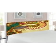 thumbnail image 2 of Grunge Headboard, Paisley Flower Leaf Design with Floral Mandala Oriental Pattern Effects, Upholstered Decorative Metal Bed Headboard with Memory Foam, King Size, Multicolor, by Ambesonne, 2 of 4