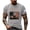 Light Gray, variant on Never Forget 911 Retro USA Tee for Men and Women with Patriot Day Print and Vintage Green Fabric Featuring 9/11 Memorial Tops for Remembrance Events Church Army Green L