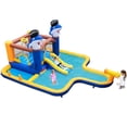 thumbnail image 4 of Yardi Yard 7-In-1 Water Slide Park with Splash Pool and Water Cannon without Blower, Bounce House with Inflatable Bouncer, Safe Entrance Opening, 4 of 11