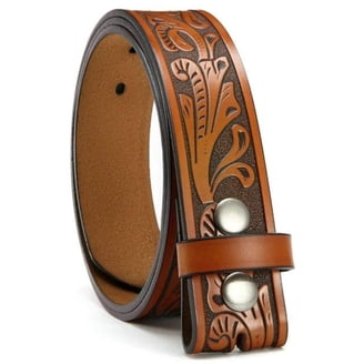 Wide Disc Belt for Women Vintage Hollow Boho Leather Belt  display picture 1