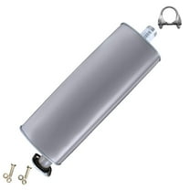 Stainless Steel Exhaust Muffler Fits 2006-2010 Jeep Commander 3.7L & 2006-2009 Jeep Commander 5.7L - Direct Fit