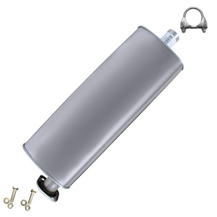 Stainless Steel Exhaust Muffler Fits 2006-2010 Jeep Commander 3.7L & 2006-2009 Jeep Commander 5.7L - Direct Fit