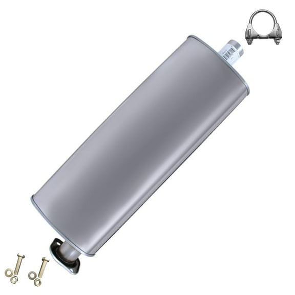 Stainless Steel Exhaust Muffler Fits 2006-2010 Jeep Commander 3.7L & 2006-2009 Jeep Commander 5.7L - Direct Fit