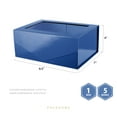 thumbnail image 3 of PACKHOME 5 Blue Gift Boxes with Windows,9x6.5x3.8 inch Gift Boxes with Lids Contain Ribbons and Cards, 3 of 6
