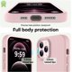 thumbnail image 3 of Funda de Silicona Engrosada para iPhone 12 Pro Max, Arena Rosa, 3 of 7